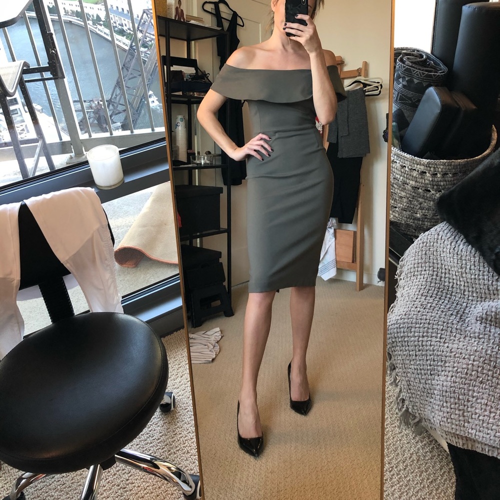 Aritzia dress off the shoulder